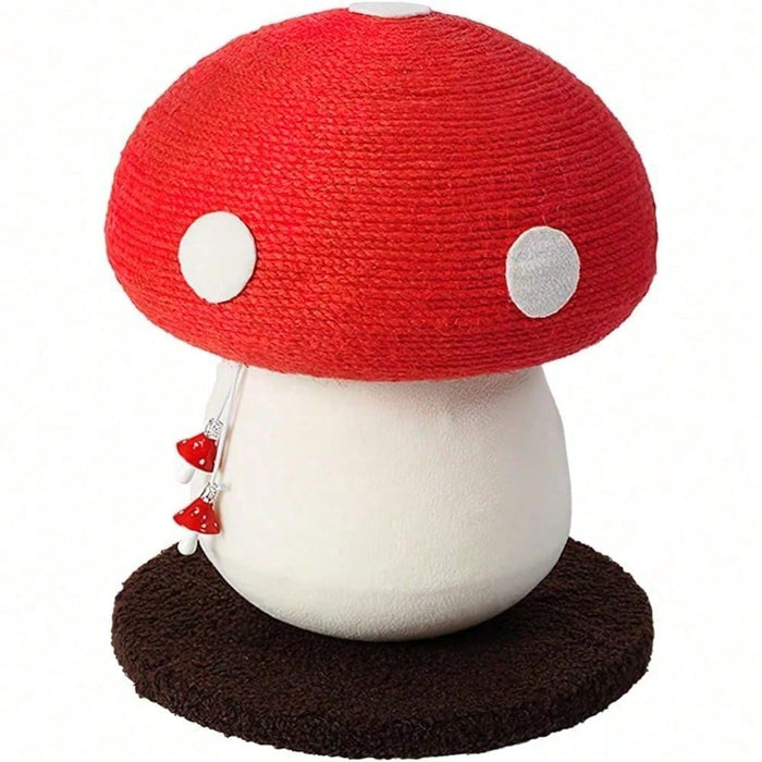 Mushroom Sisal Scratching Post for Cats
