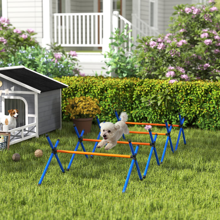Kit de agilidad para perros – 4 saltos ajustables