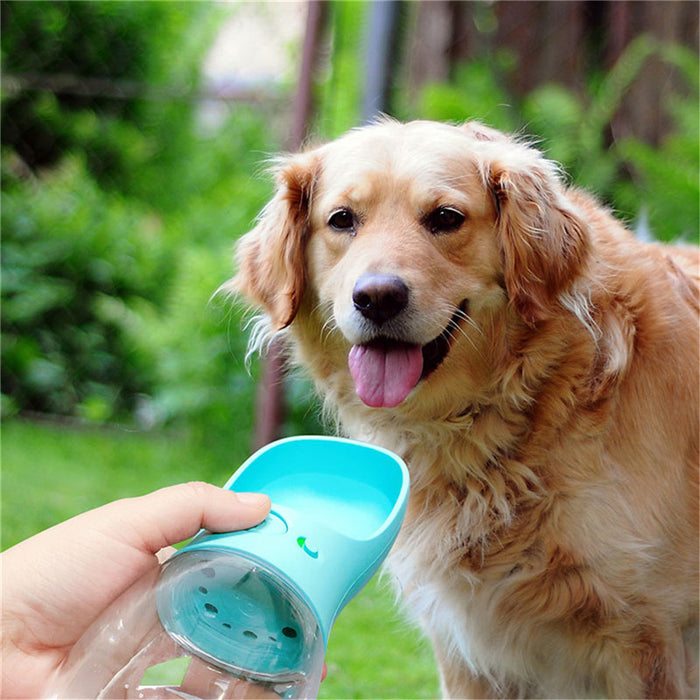 Portable Pet Water Bottle – 350 ml Black