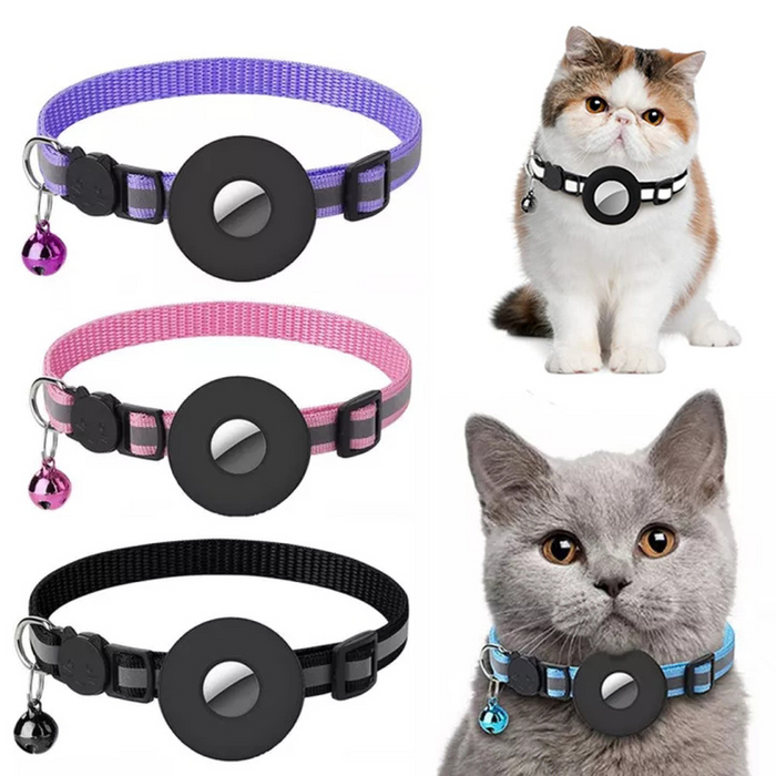 Reflective AirTag Collar for Dogs & Cats