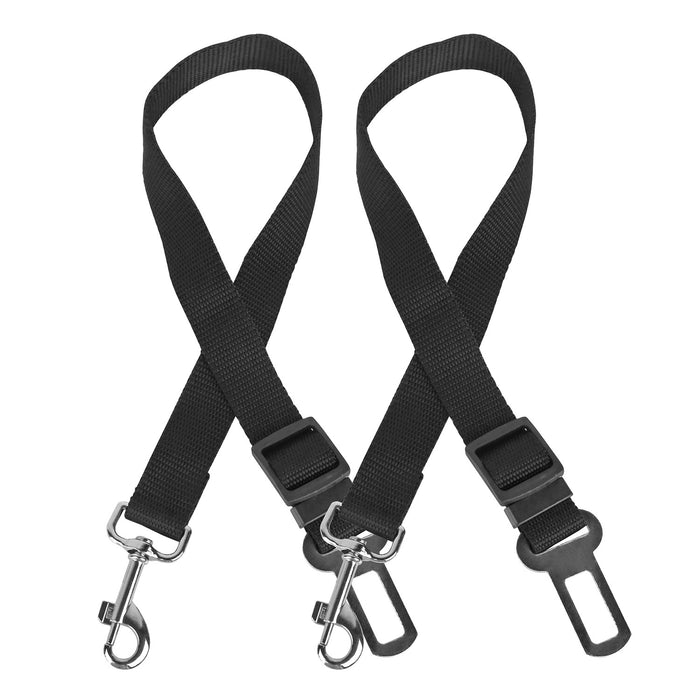 2-Pack Adjustable Pet Car Safety Seat Belts
